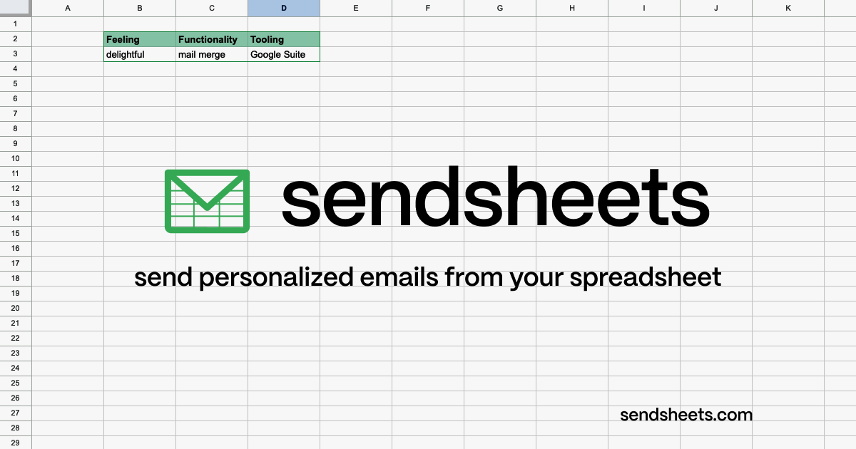 sendsheets